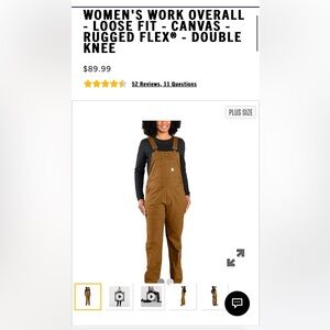 Women’s Carhartt Overalls